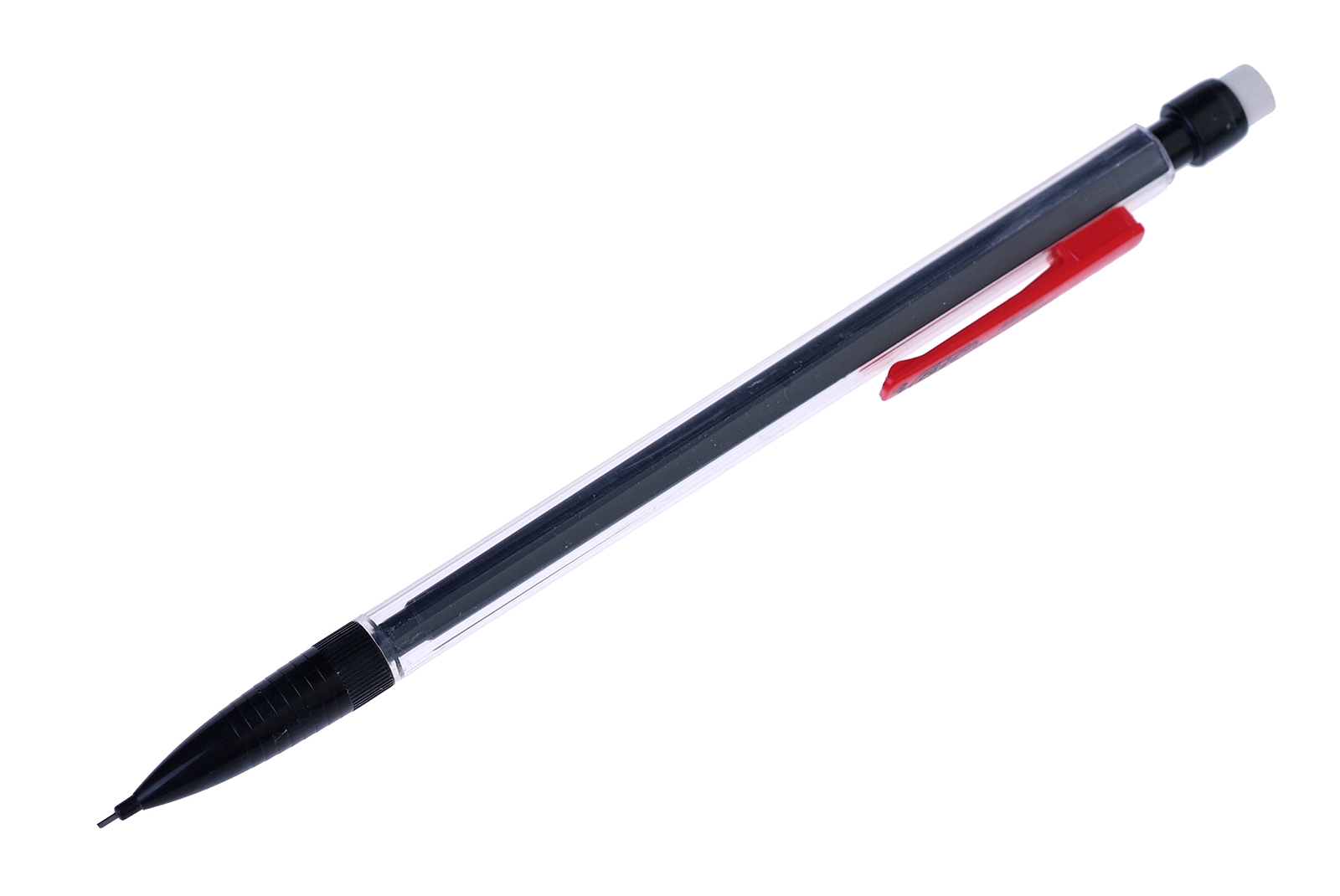 Карандаш автоматический "Matic Grip" BIC HB круглый ассорти с ластиком 0.7мм серые детали