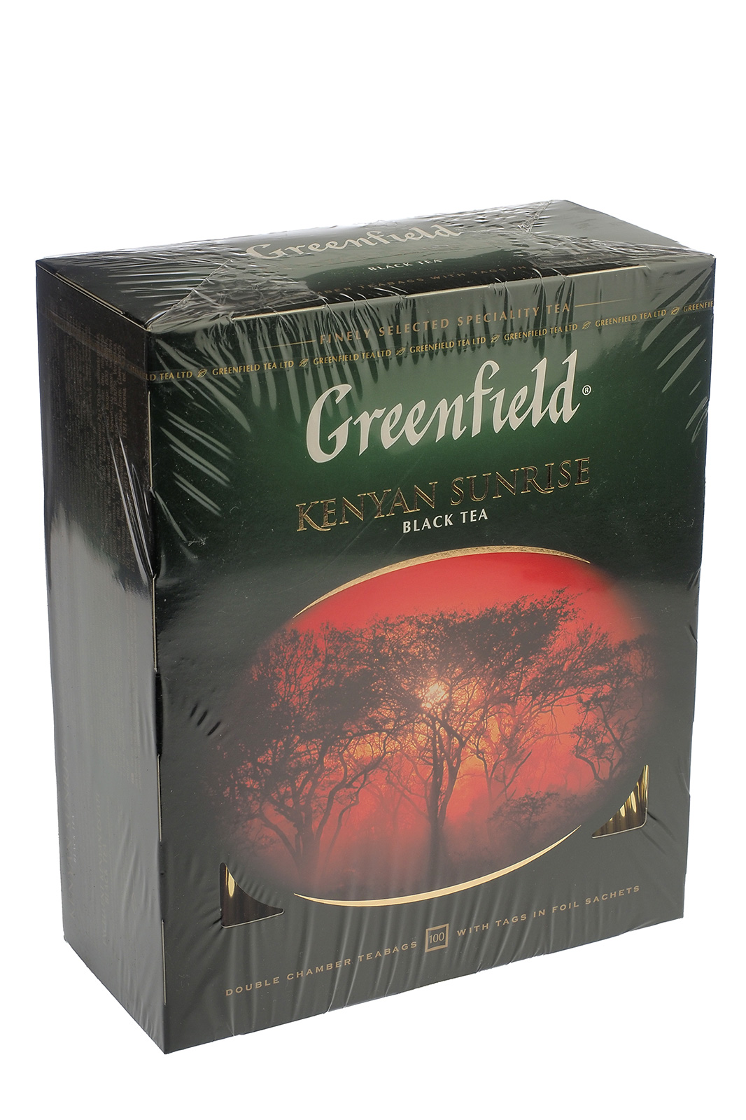 Чай Greenfield Kenyan Sunrise черный кенийский 100пак./уп.