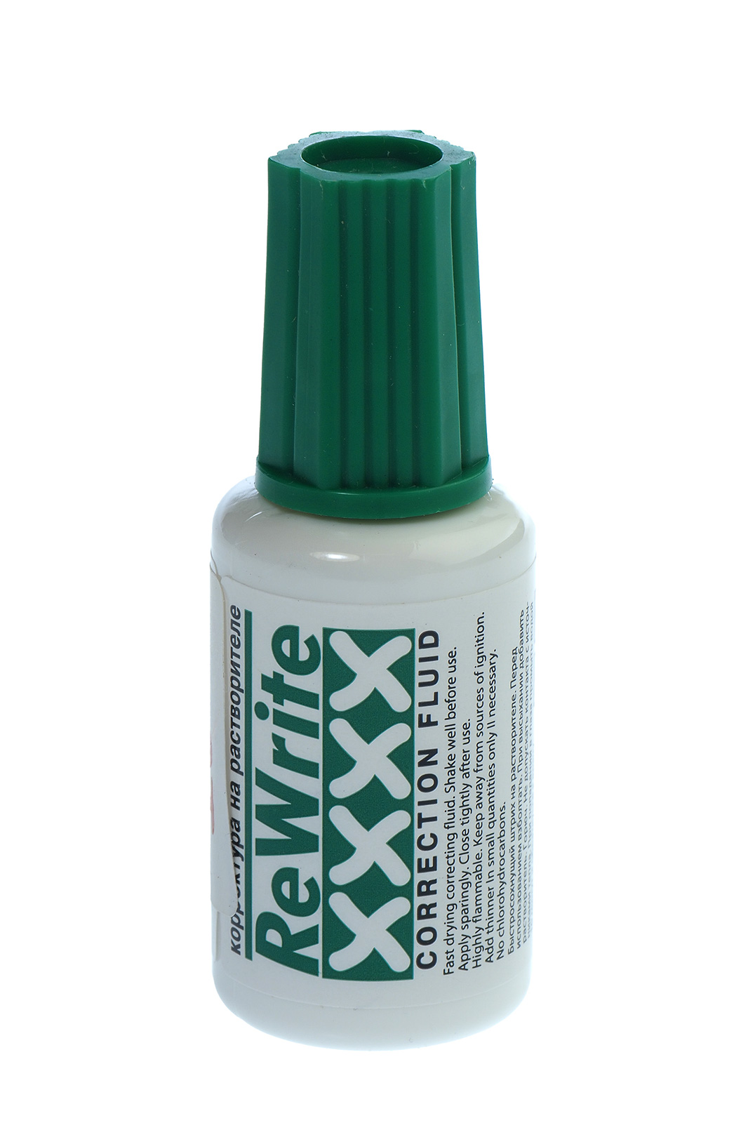 Корректирующая жидкость ReWrite 20мл быстросохнущая с кисточкой и металлическим шариком