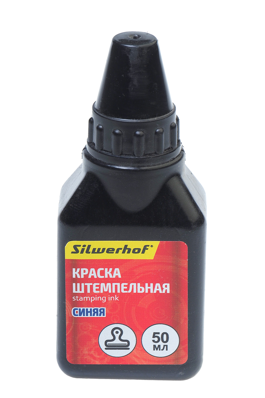 Штемпельная краска на водно-спиртовой основе Silwerhof 50мл синяя 1140592