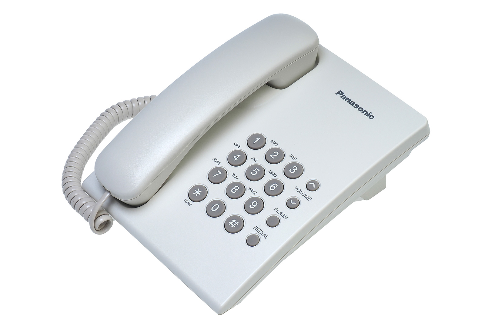 Телефон проводной повторный набор Panasonic KX-TS 2350 RUW белый