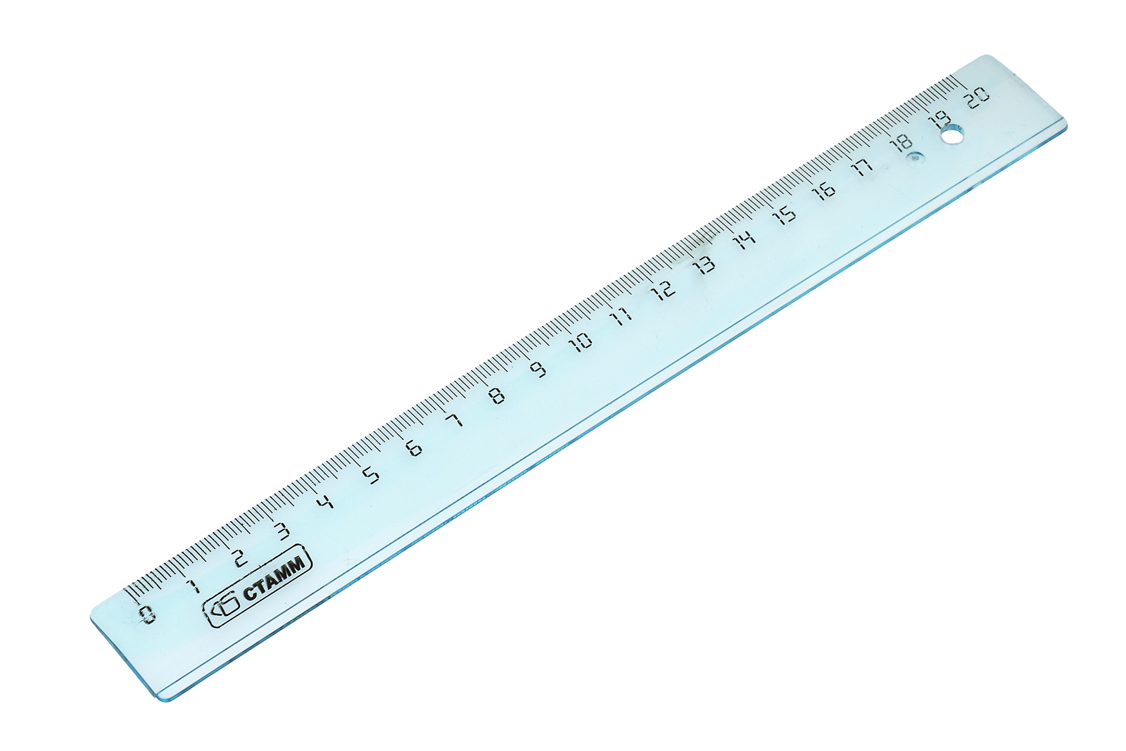 Линейка Cristal Стамм 20см пластиковая 1 цв. ЛН1100