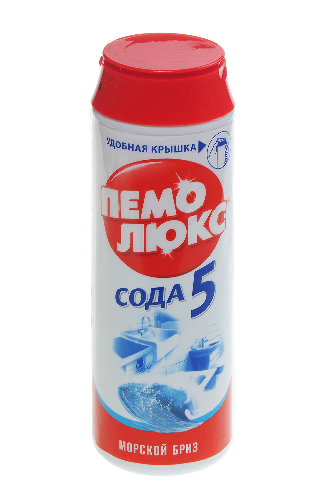 Чистящее средство Пемолюкс универсальное сода эффект "Морской бриз" 480г порошок