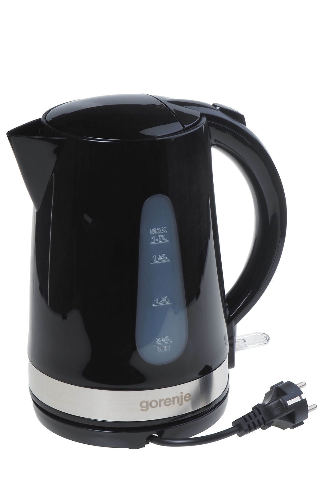 Чайник электрический 1.7л 2200Вт черный/серебристый Gorenje K17BK