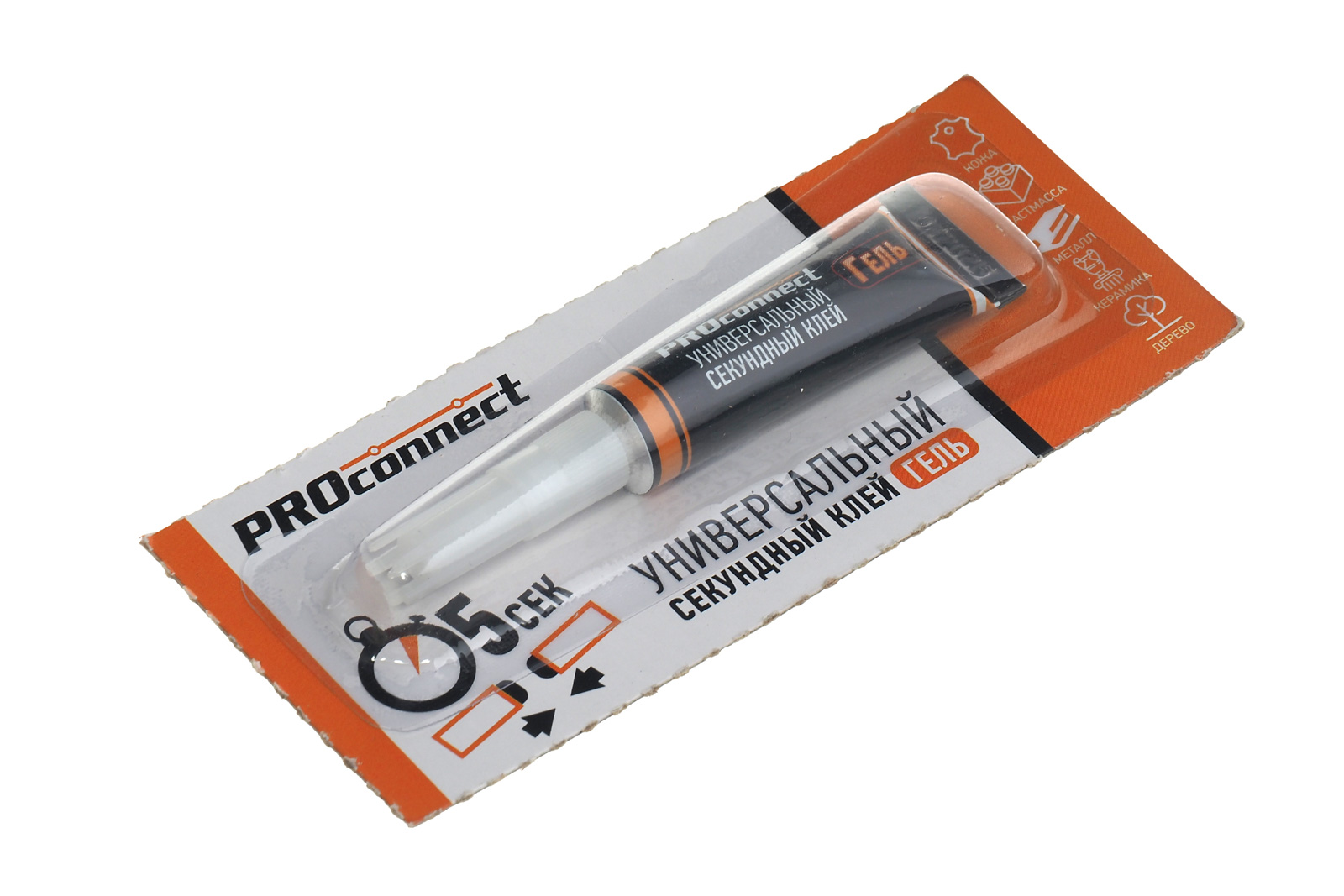 Клей секундный PROconnect 3г отрывная мультикарта