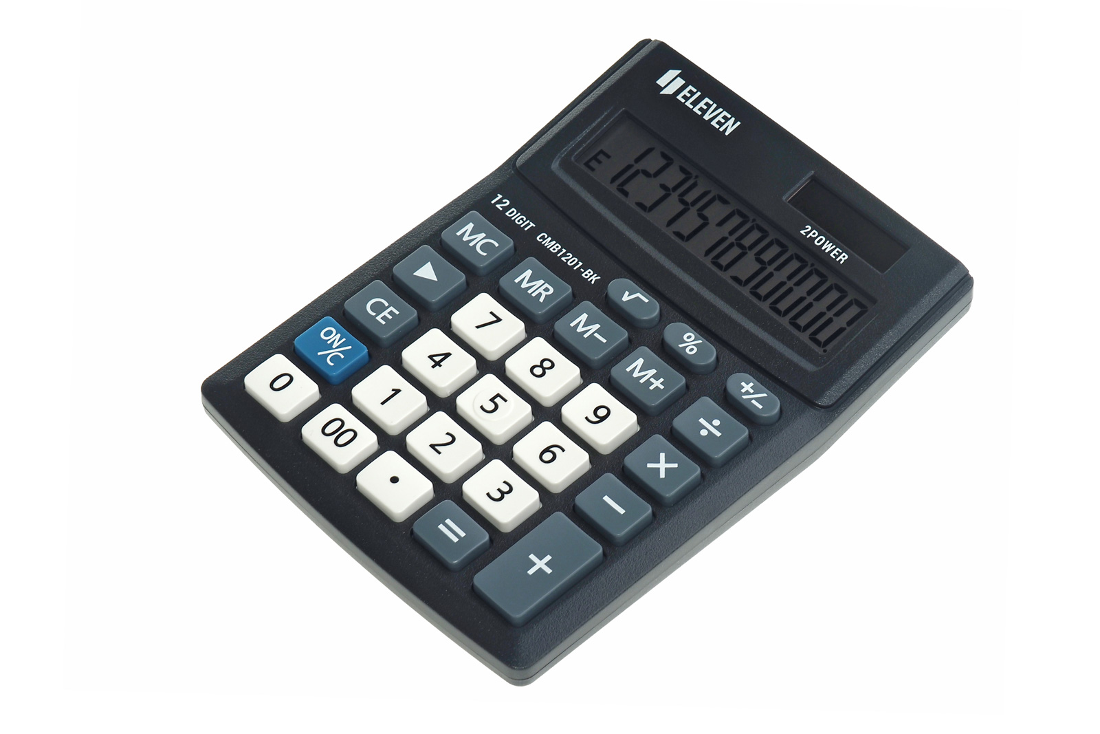 Калькулятор настольный Eleven CDB1201BK 12 разрядов 155х205х35мм черный двойное питание Business Line