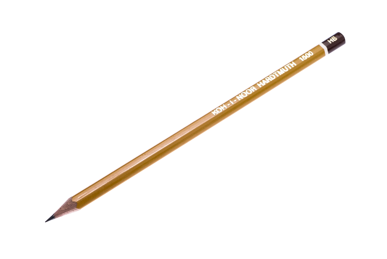 Карандаш чернографитный KOH-I-NOOR HB шестигранный желтый деревянный корпус