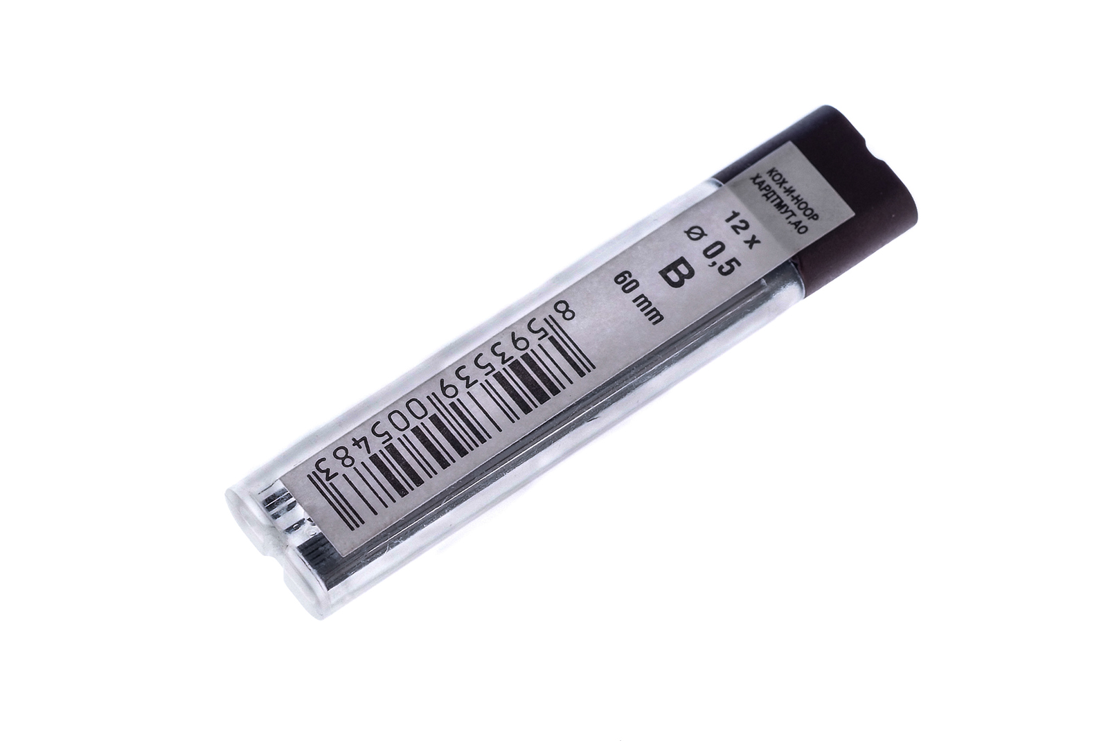 Грифель 0.5 B KOH-I-NOOR 12 в тубе 4152/B