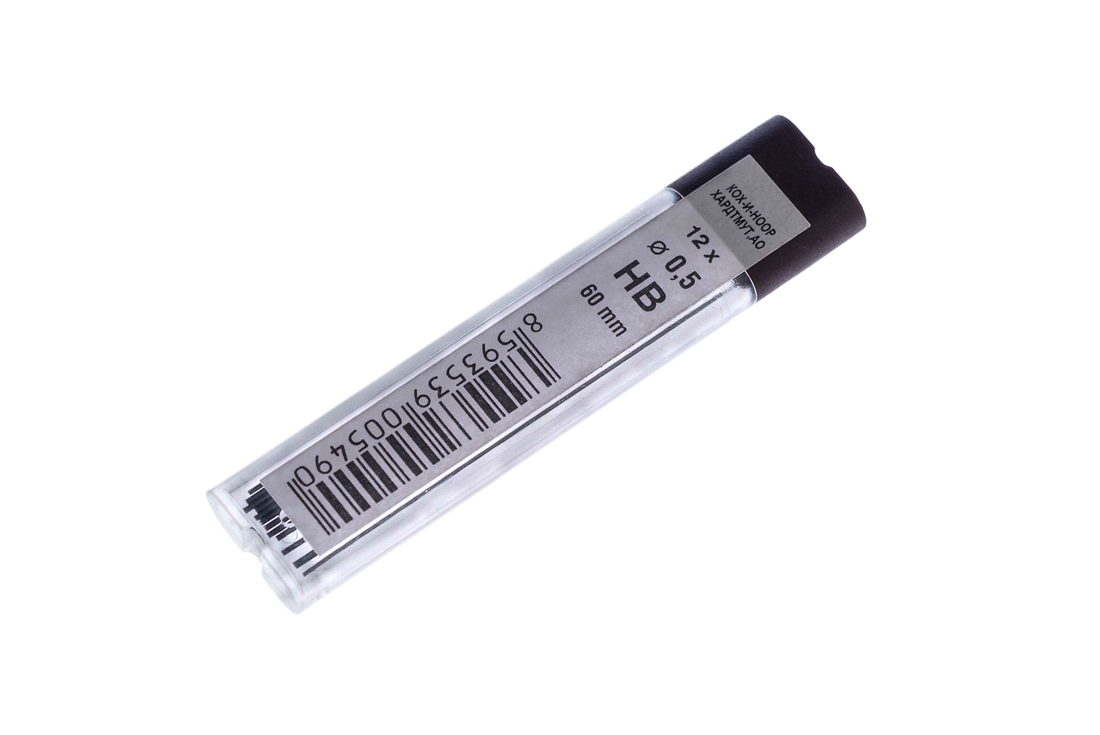 Грифель 0.5 HB KOH-I-NOOR 12 в тубе 4152/HB