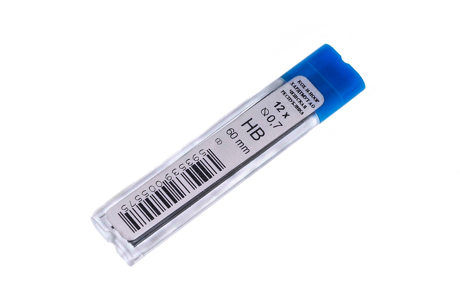 Грифель 0.7 HB KOH-I-NOOR 12 в тубе 4162/HB