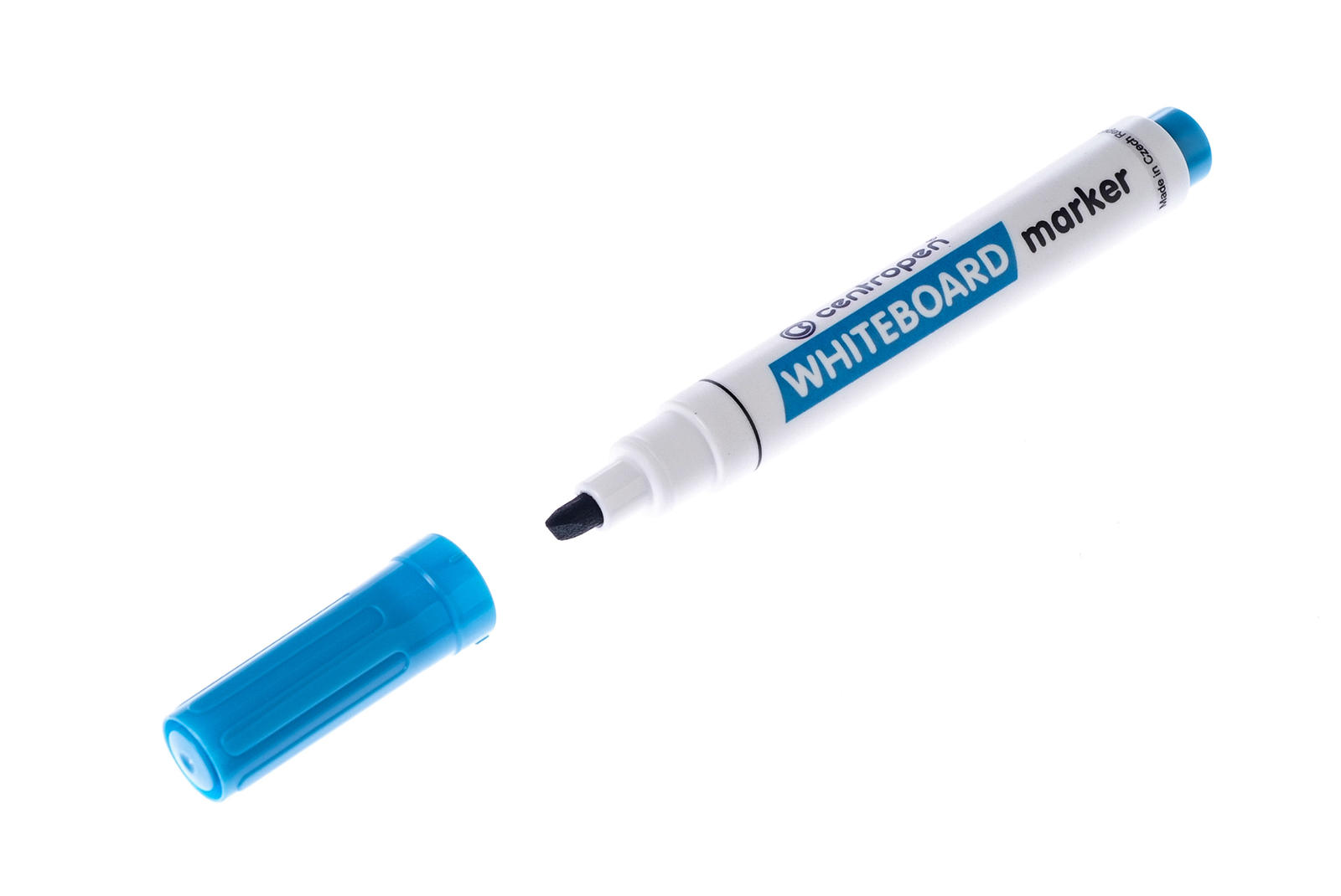 Маркер для белой доски WHITE BOARD CENTROPEN на водной основе клиновидный наконечник 1-4.6мм синий