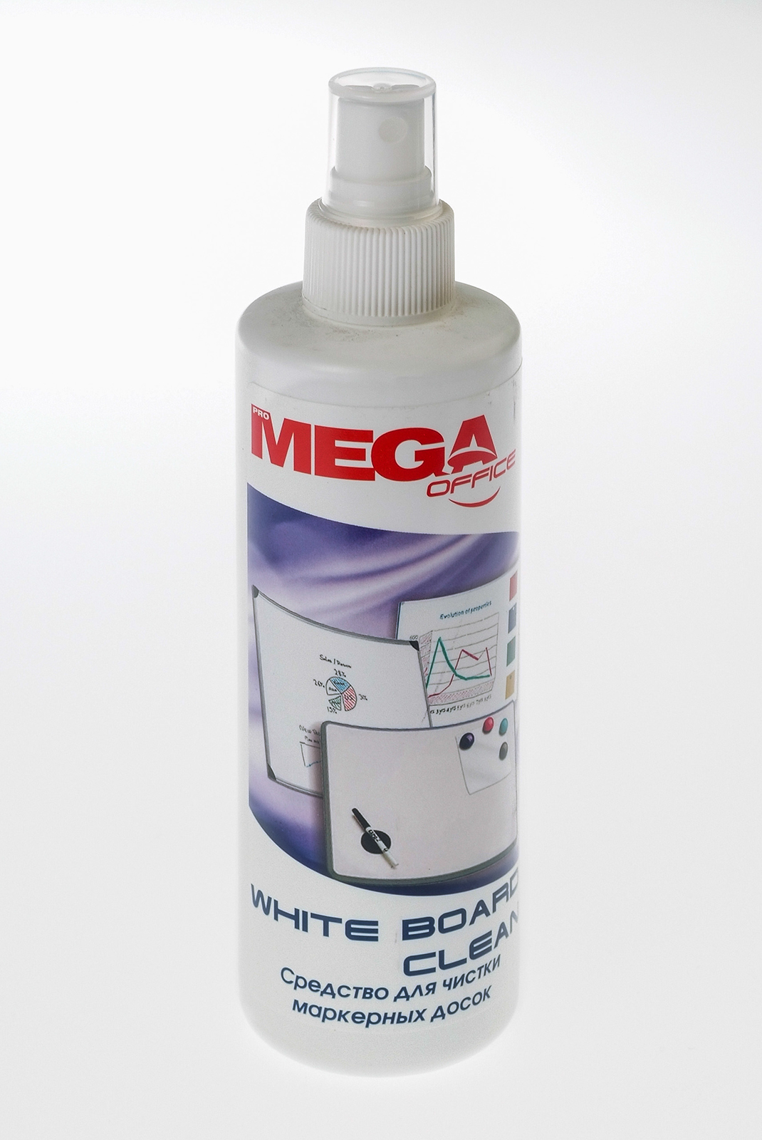 Спрей для чистки маркерных досок MEGAoffice White Board Clean 250мл