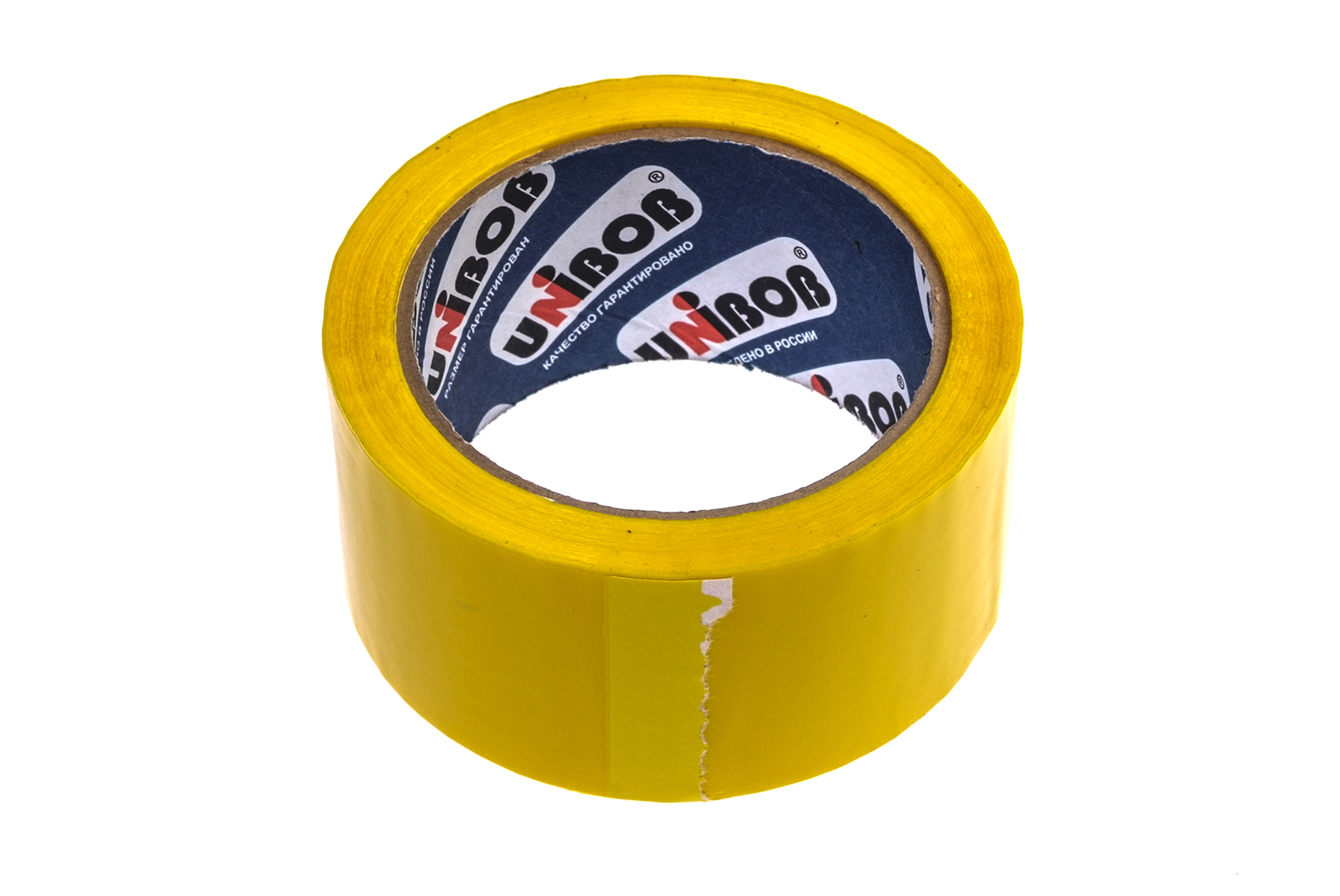 Клейкая лента UNIBOB 48ммх66м 45мкм желтая (30269)